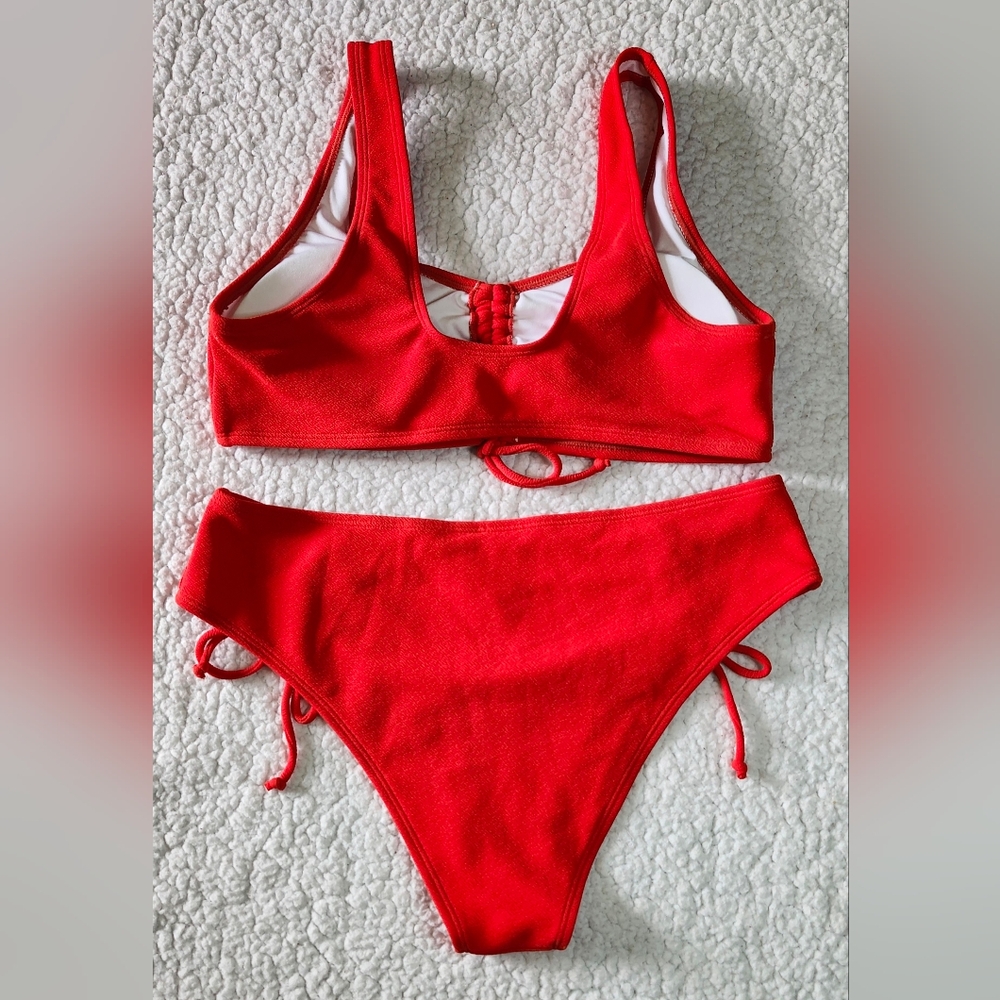 Cupshe Red Bikini Set - Picture 9 of 9
